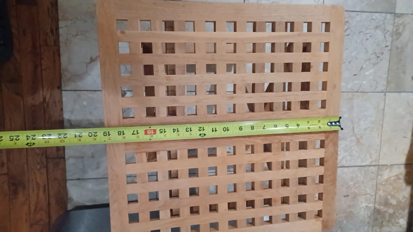 2-Piece Patio  Table Square Slatted Tabletop Portable Picnic - photo 5