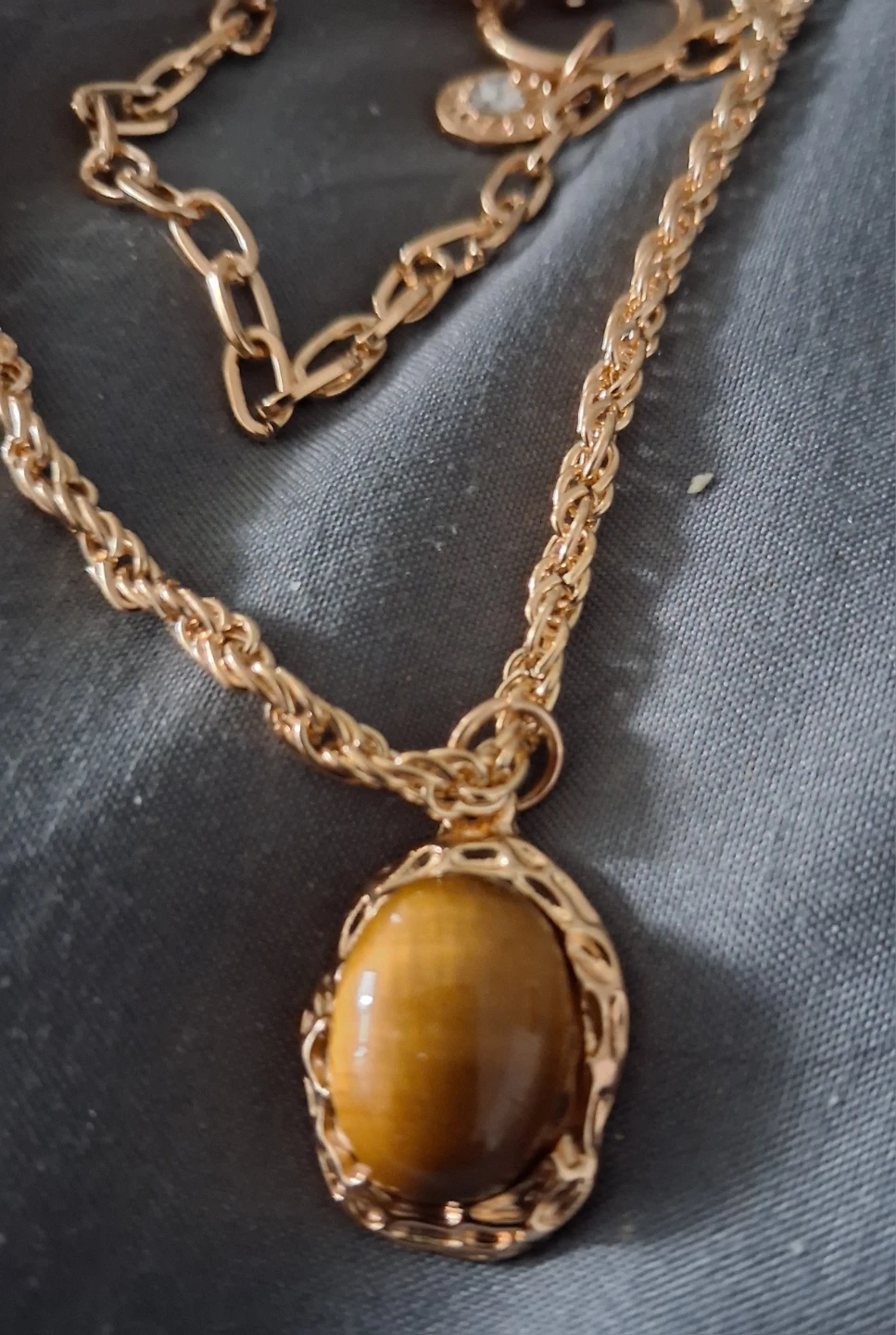 Two Gold-Tone Fashion Necklaces - photo 2