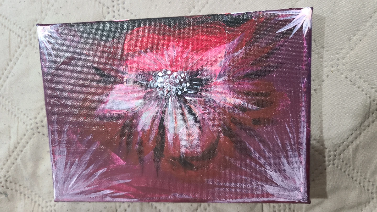 Small Floral Canvas Painting