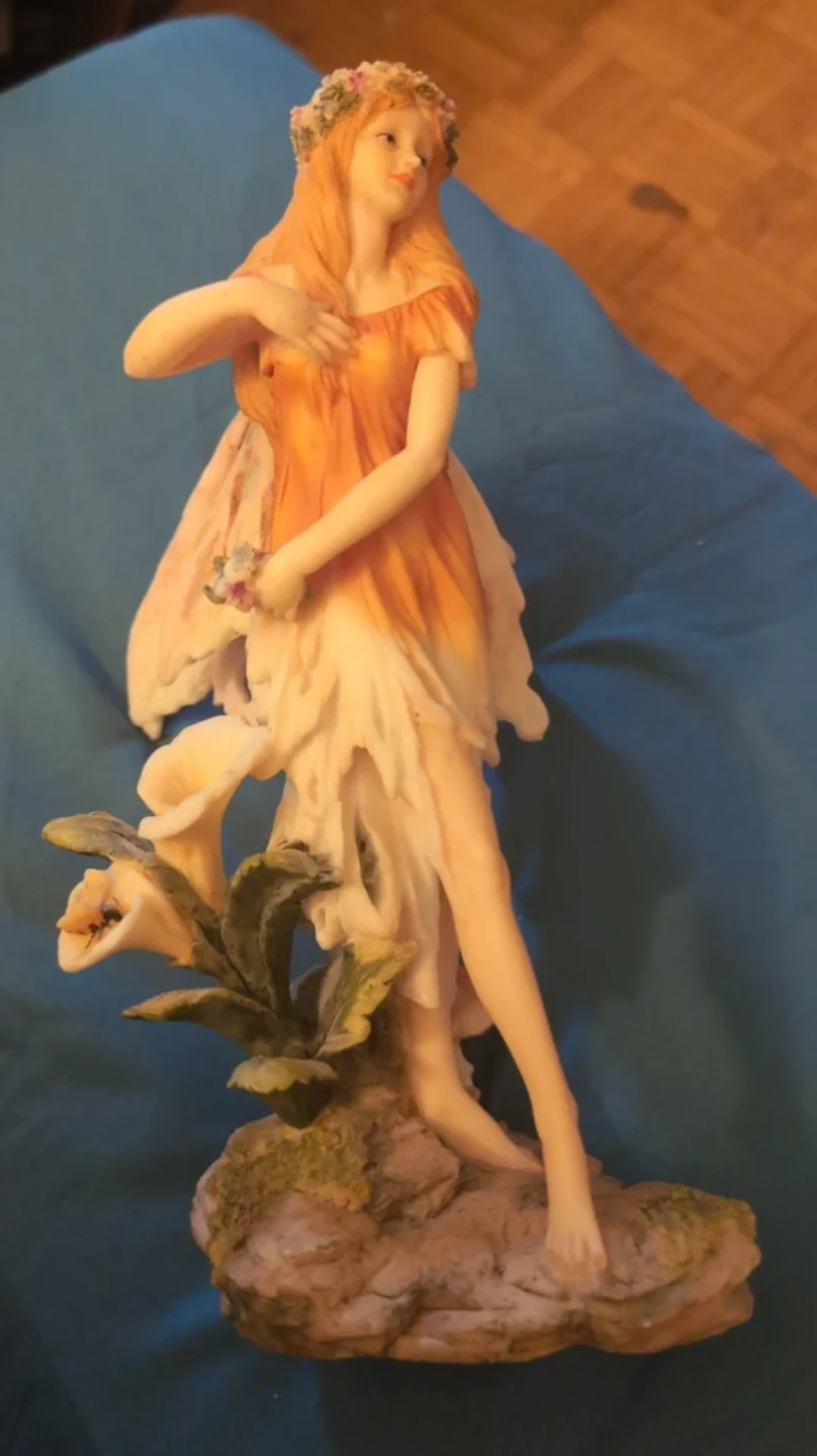 Fairy Figurine with Floral Details