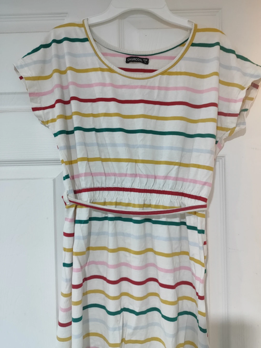 Charcoal Striped Dress Size M - photo 2