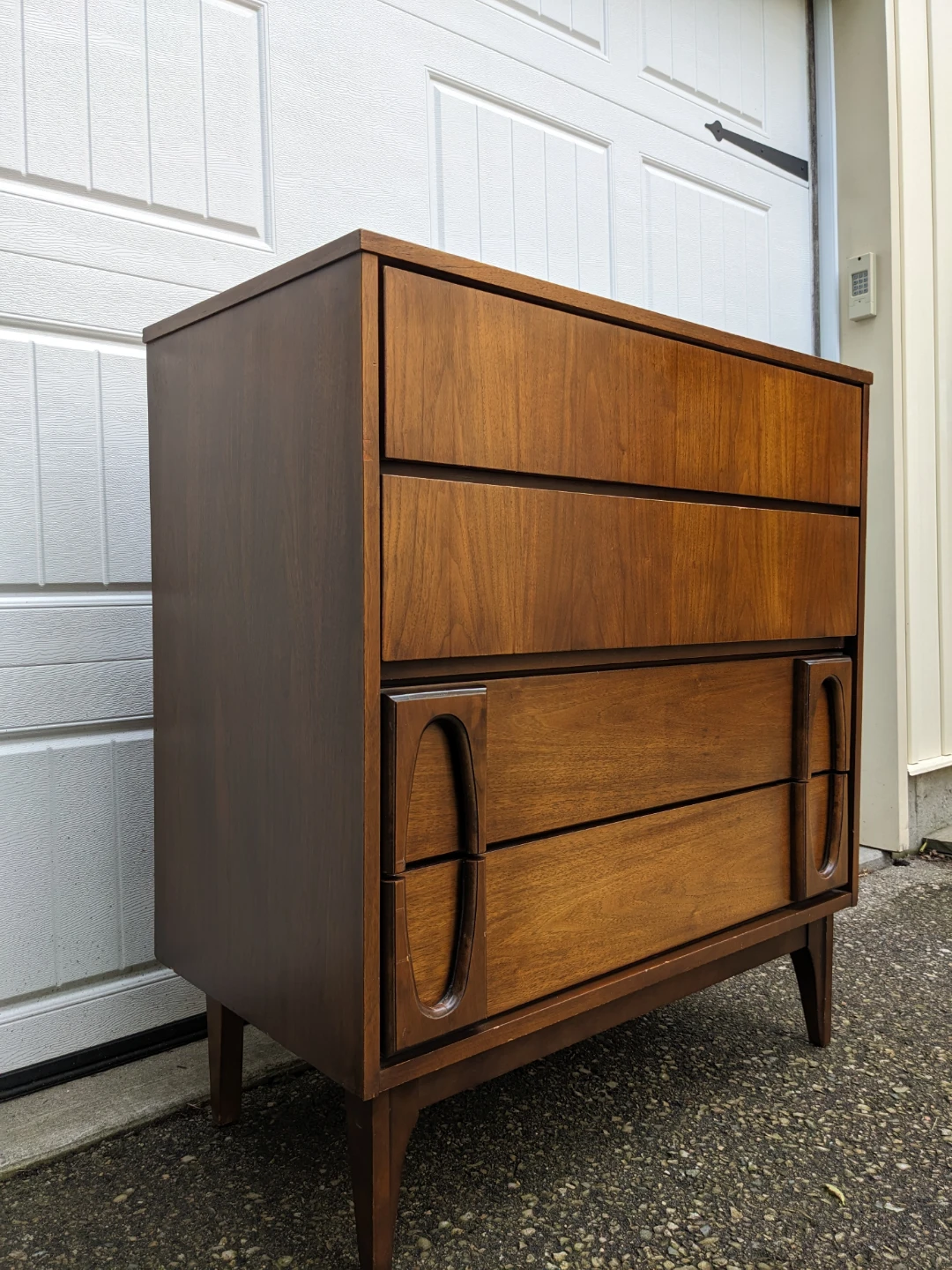 MCM Walnut 4 Drawer Chest by Victoriaville - photo 2
