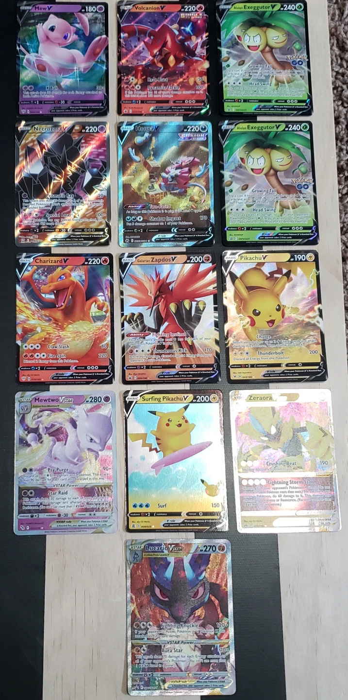 5 dollars each or 45 for all 13 Pokémon V and VSTAR Cards
