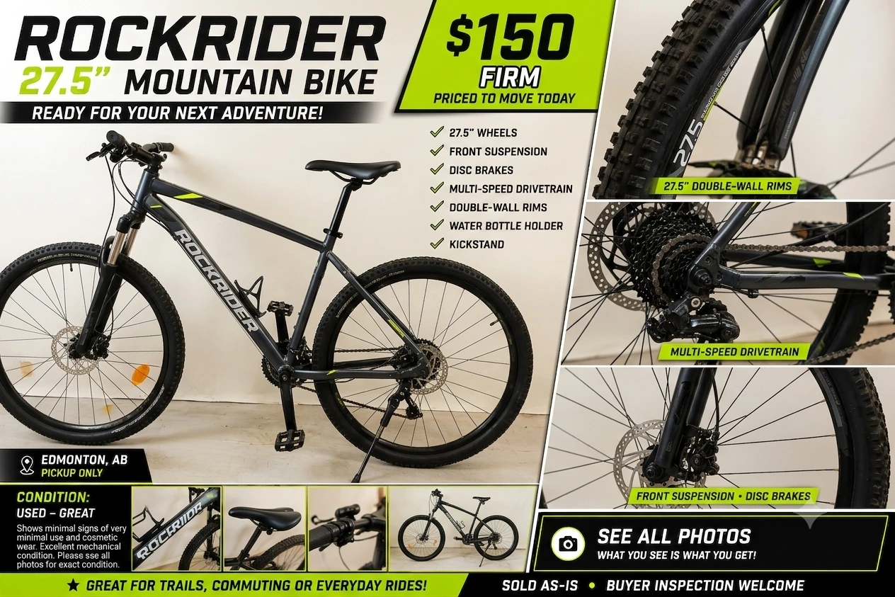 Rockrider 27.5" Mountain Bike