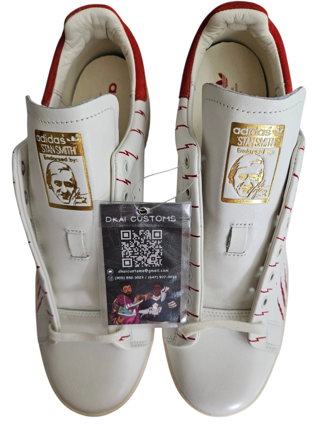 Adidas Stan Smith Custom Toronto Raptors Sneakers