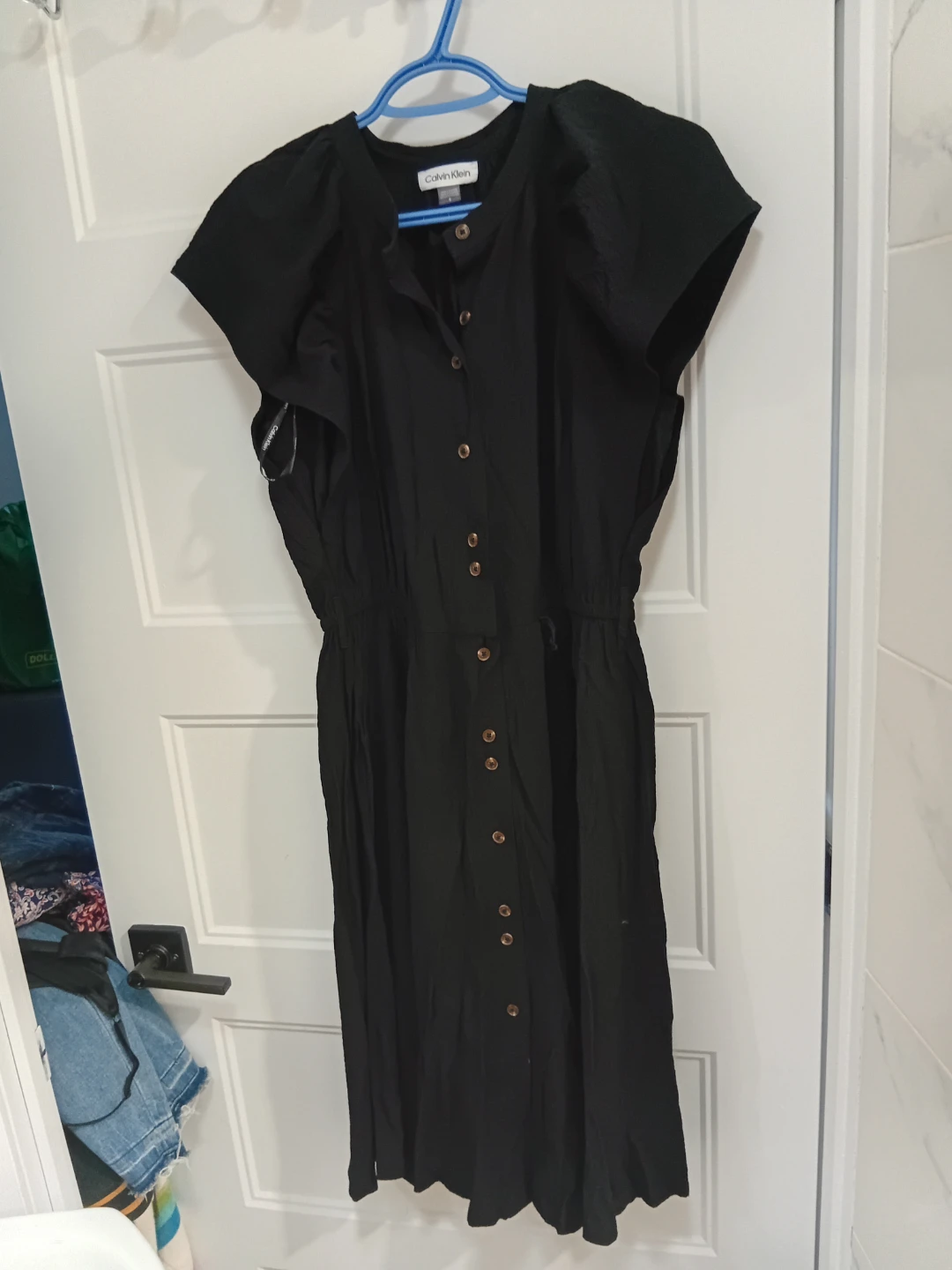 Robe midi noire Calvin Klein
