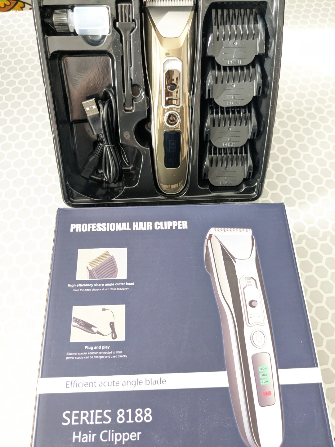 PROFESSIONAL Rechargeable Hair Clipper Set - photo 3