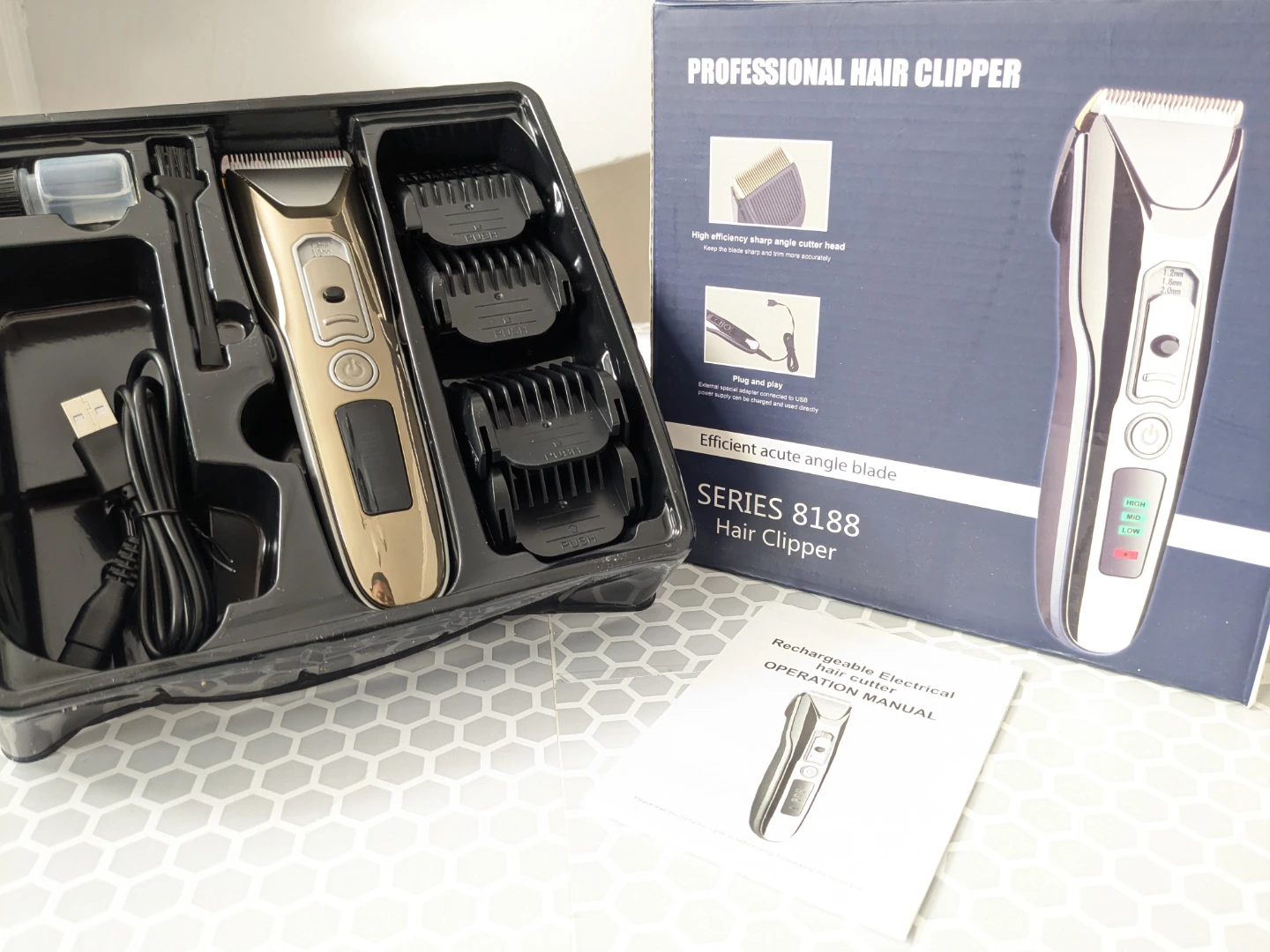 PROFESSIONAL Rechargeable Hair Clipper Set - photo 4