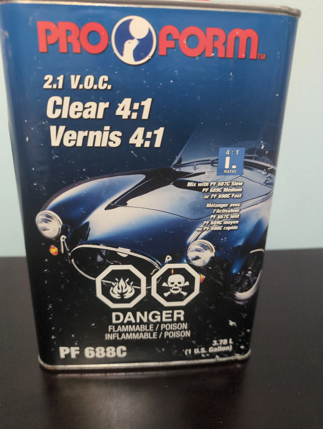 Pro Form 2.1 V.O.C. Clear 4:1 - 3.78L
