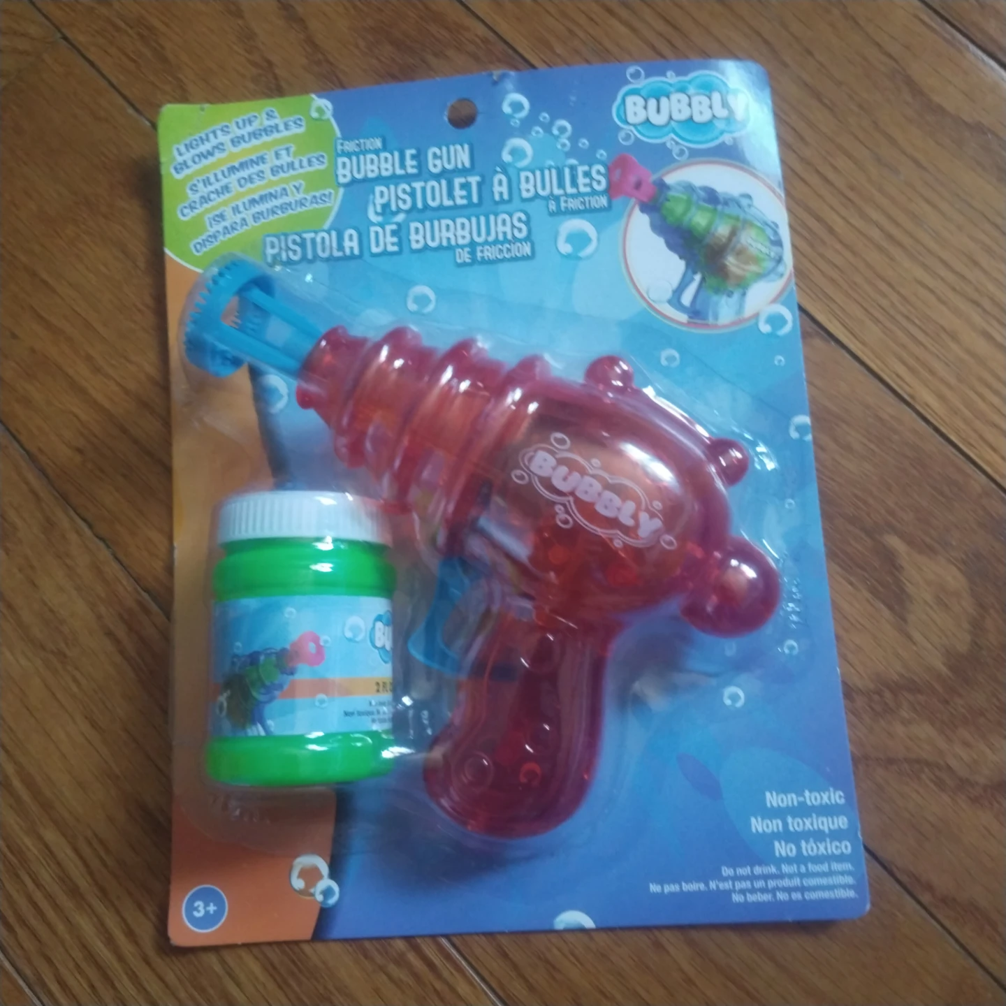 Bubbly Friction Bubble Gun
