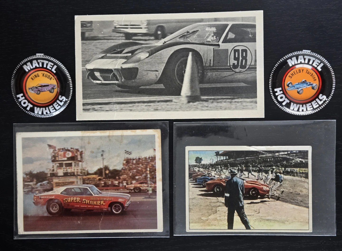 1969 Hot Wheels Redline Badges & Rare Error Card GT40 - photo 2