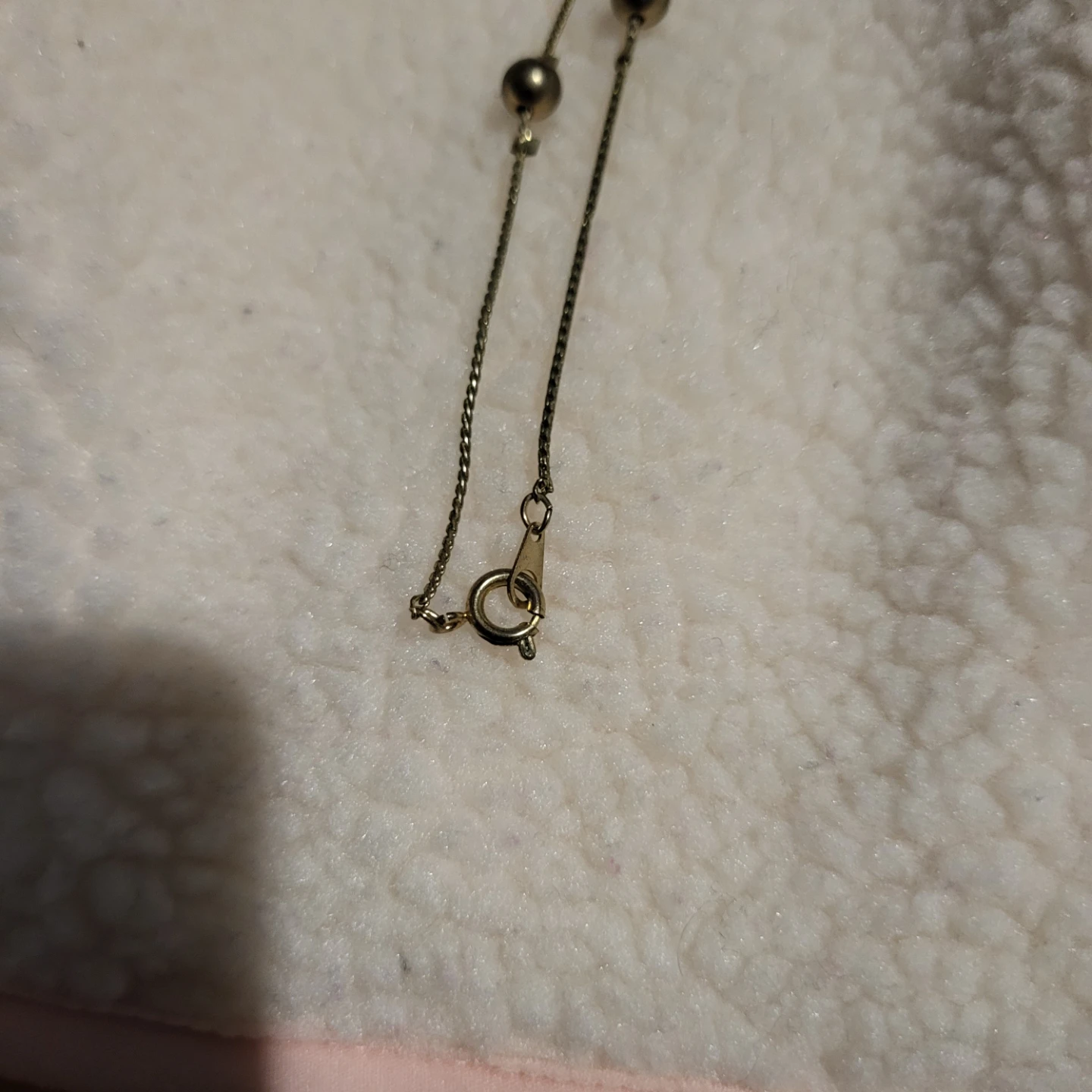 Gold-Tone Bead Station Necklace - photo 2