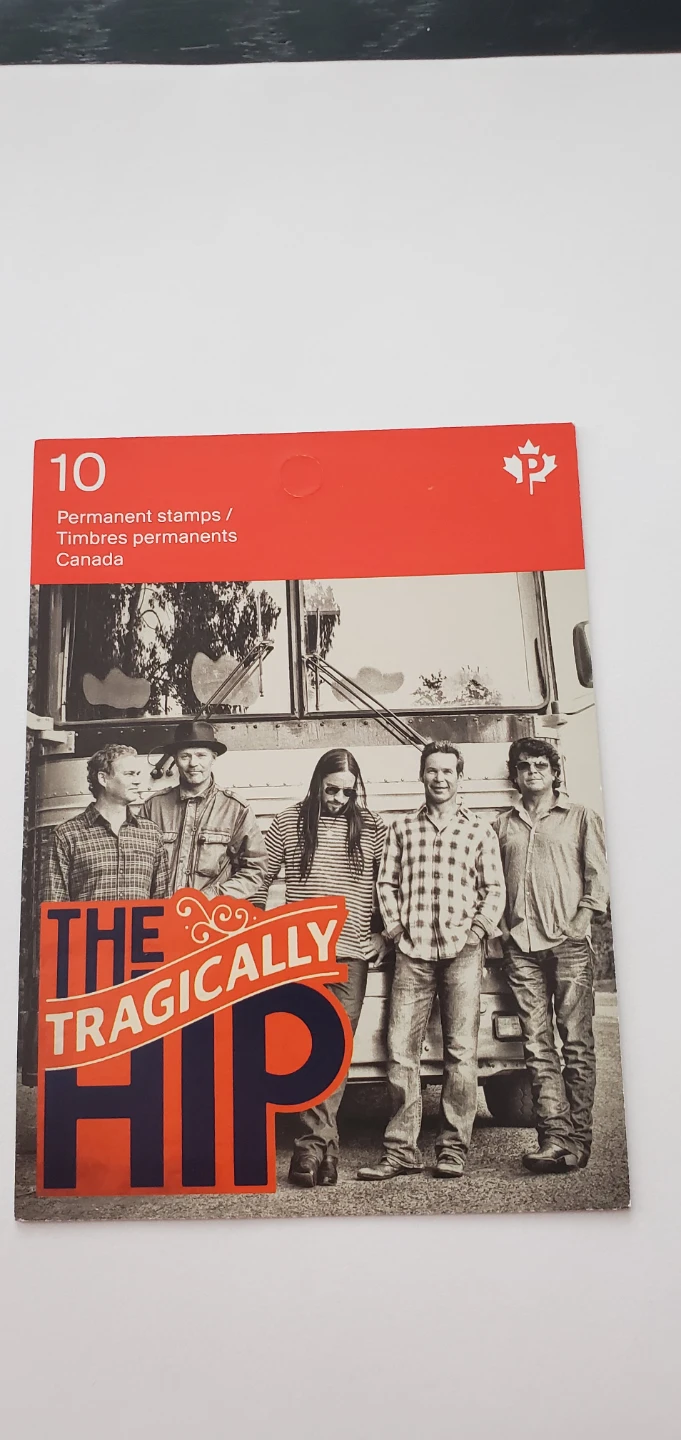 The Tragically Hip Canada Post Stamp Booklet