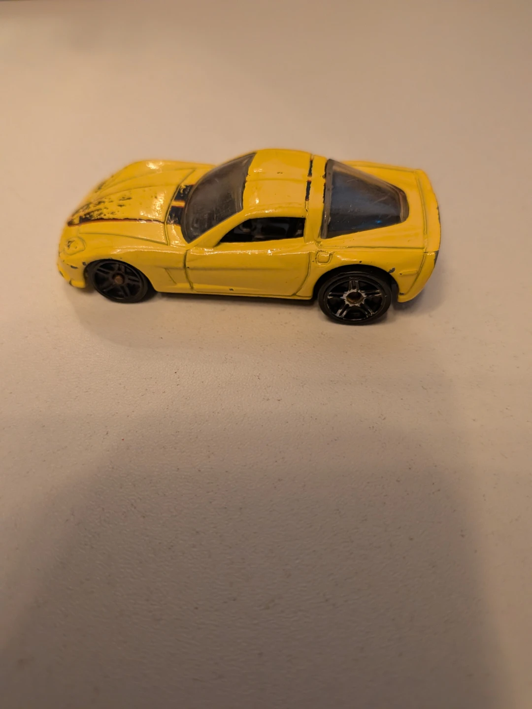 Hot Wheels Yellow Chevrolet Corvette