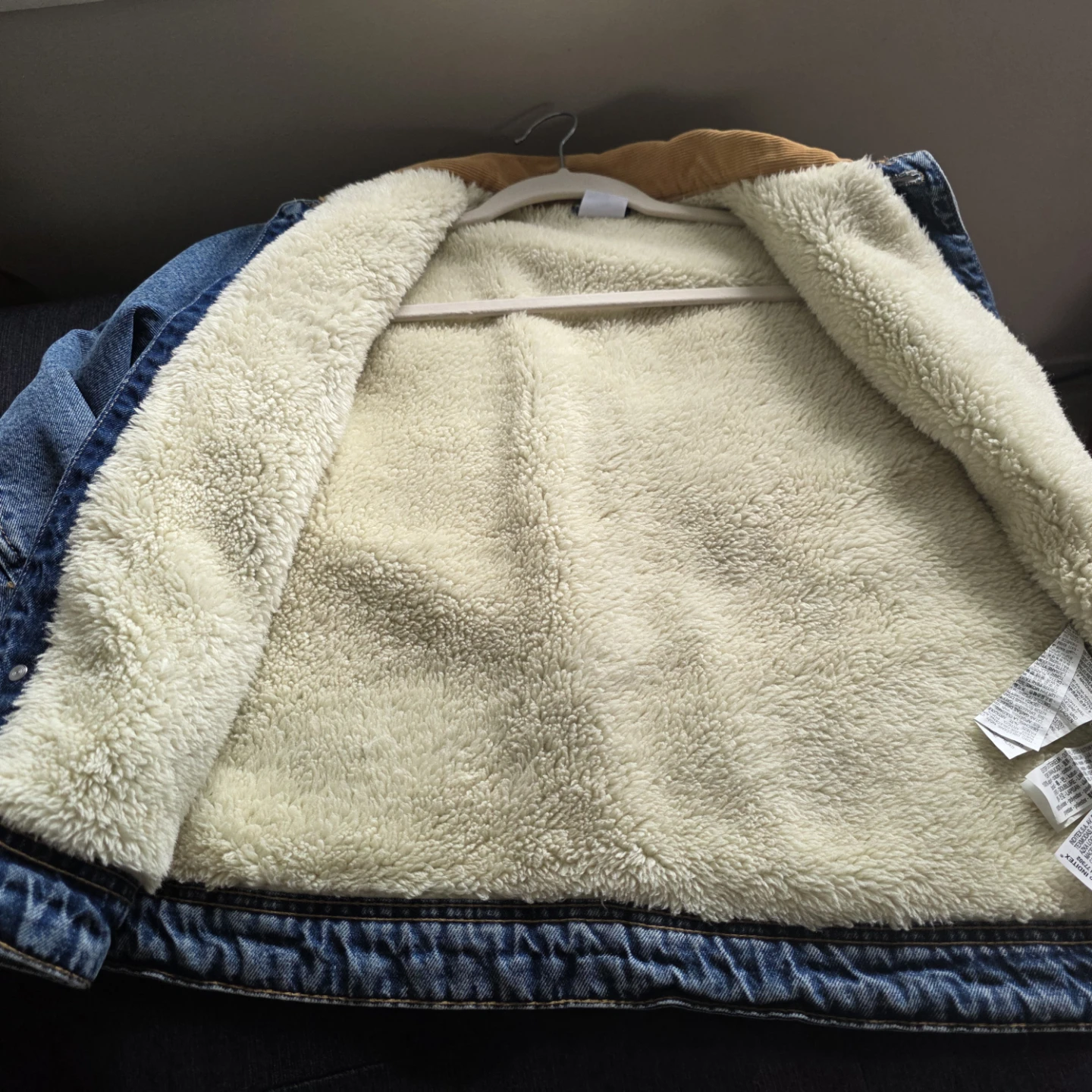 Zara Denim Sherpa Lined Jacket for boy. - photo 2