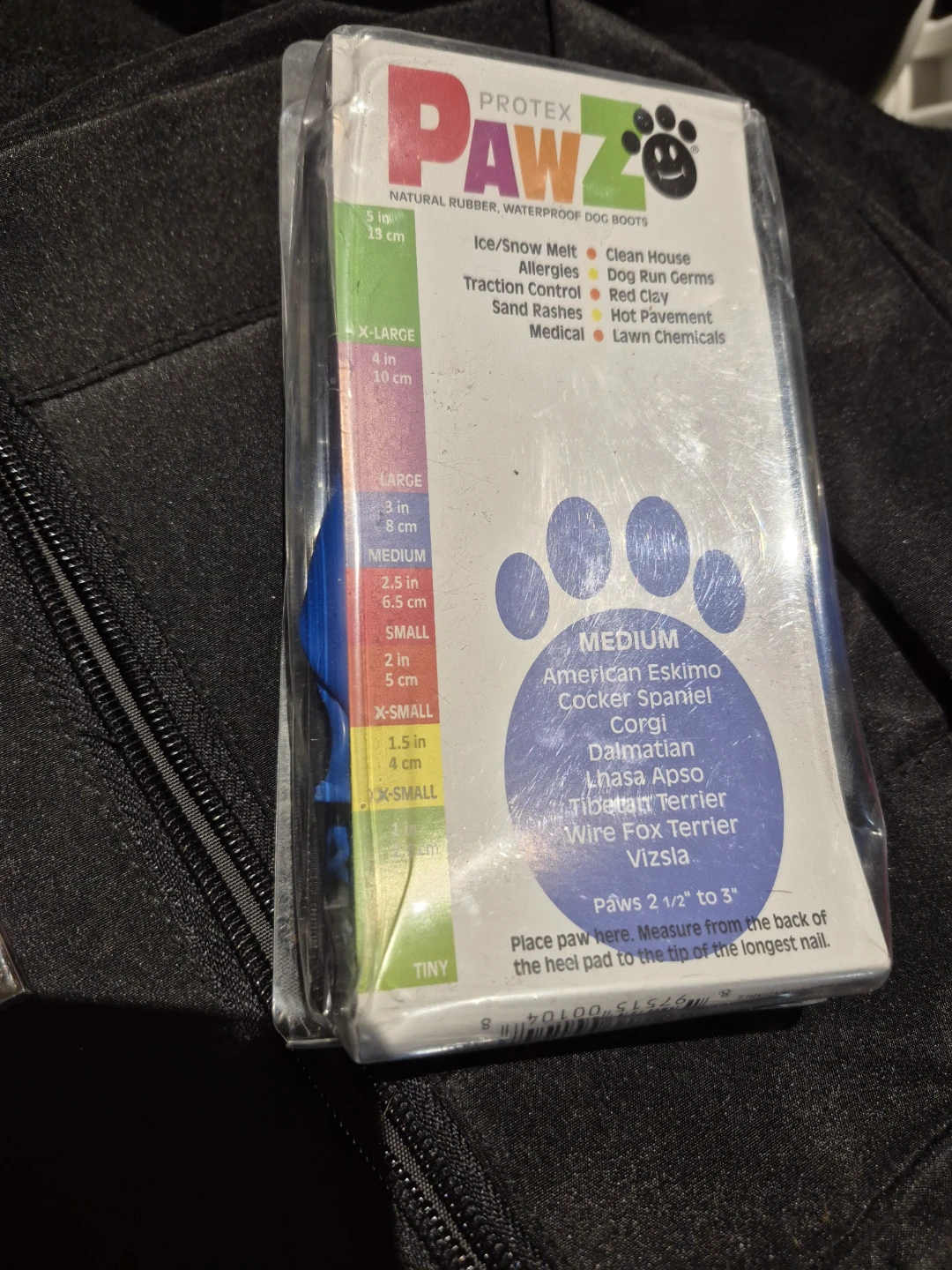 Protex Pawz Rubber Dog Boots, Medium - photo 2