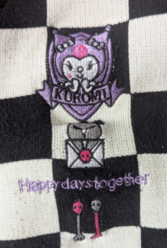 Sanrio Kuromi Checkered Cardigan - photo 2