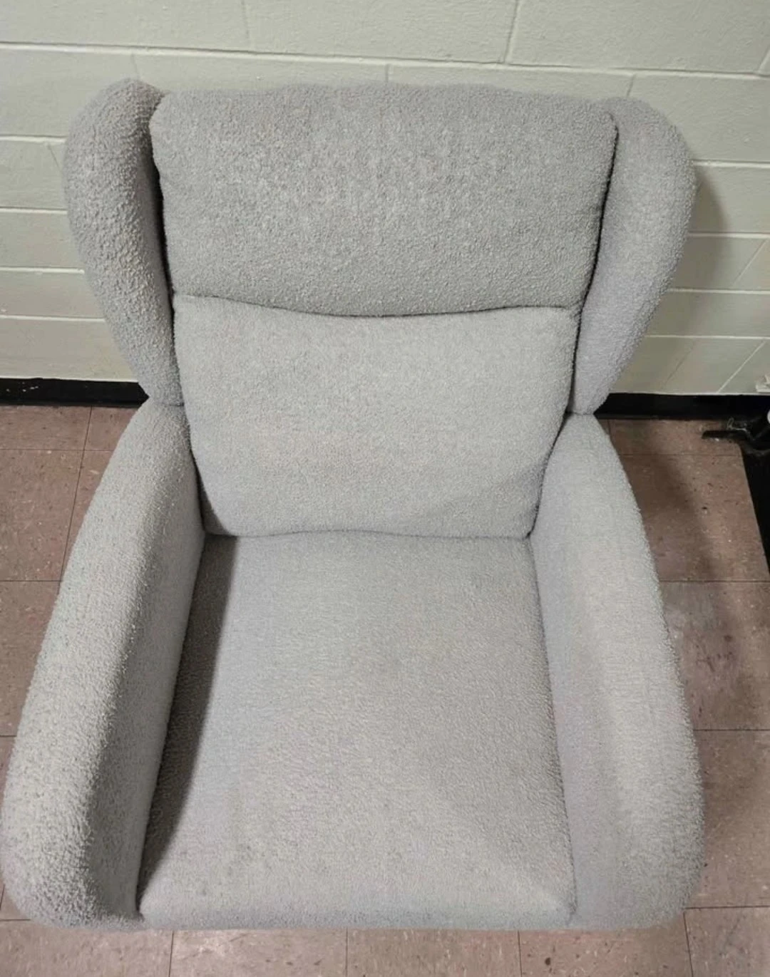 Boucle Wingback Rocking Chair - photo 5