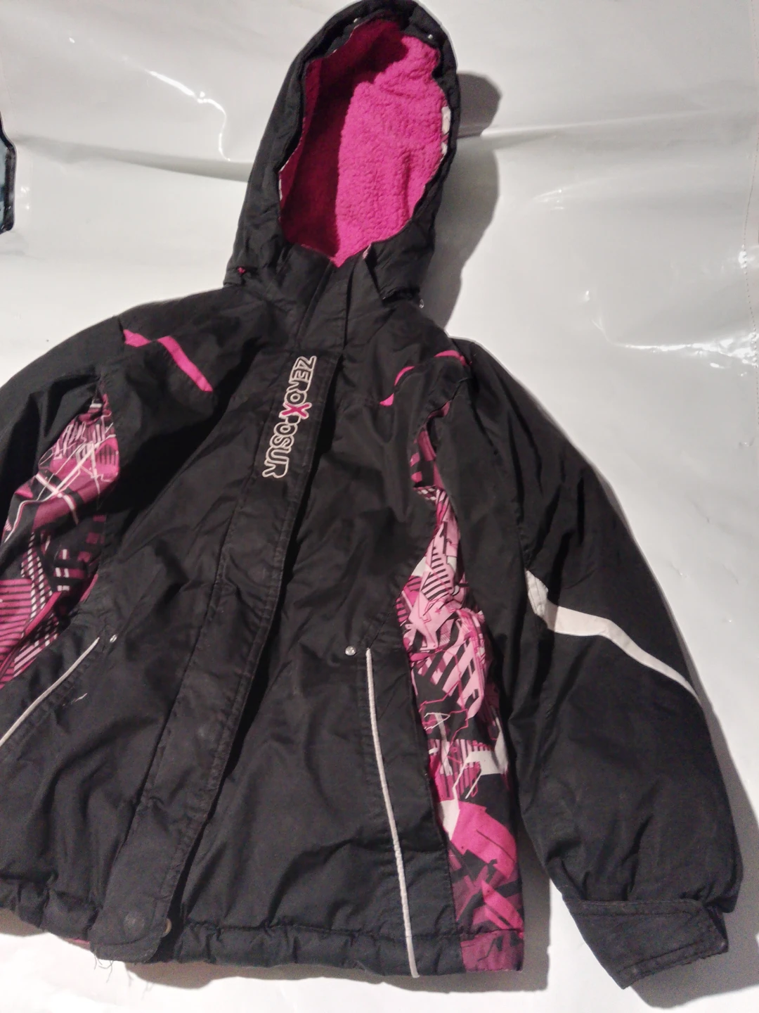 ZeroXposur Girls Winter Jacket Black and Pink Size 14 - photo 3