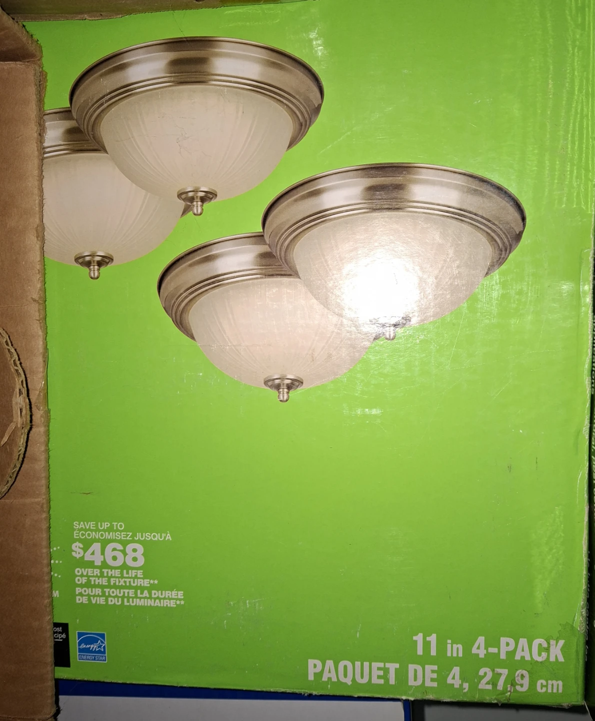 11-inch Flush Mount Ceiling Light 4-Pack