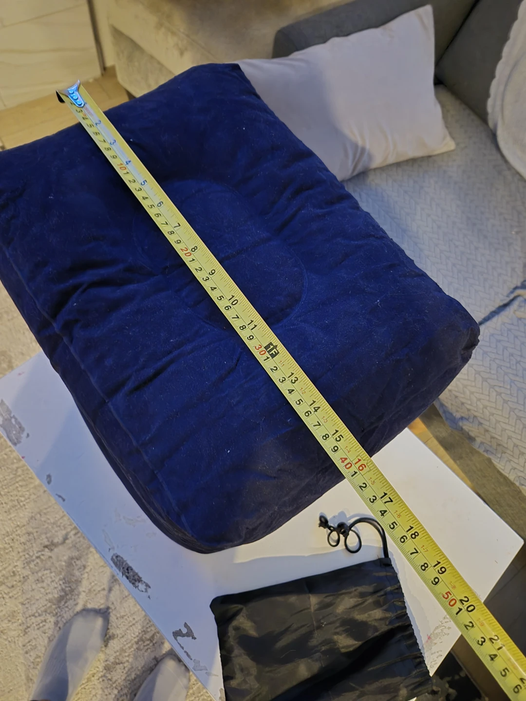 Inflatable Travel Pillow with Carrying Bag - photo 5