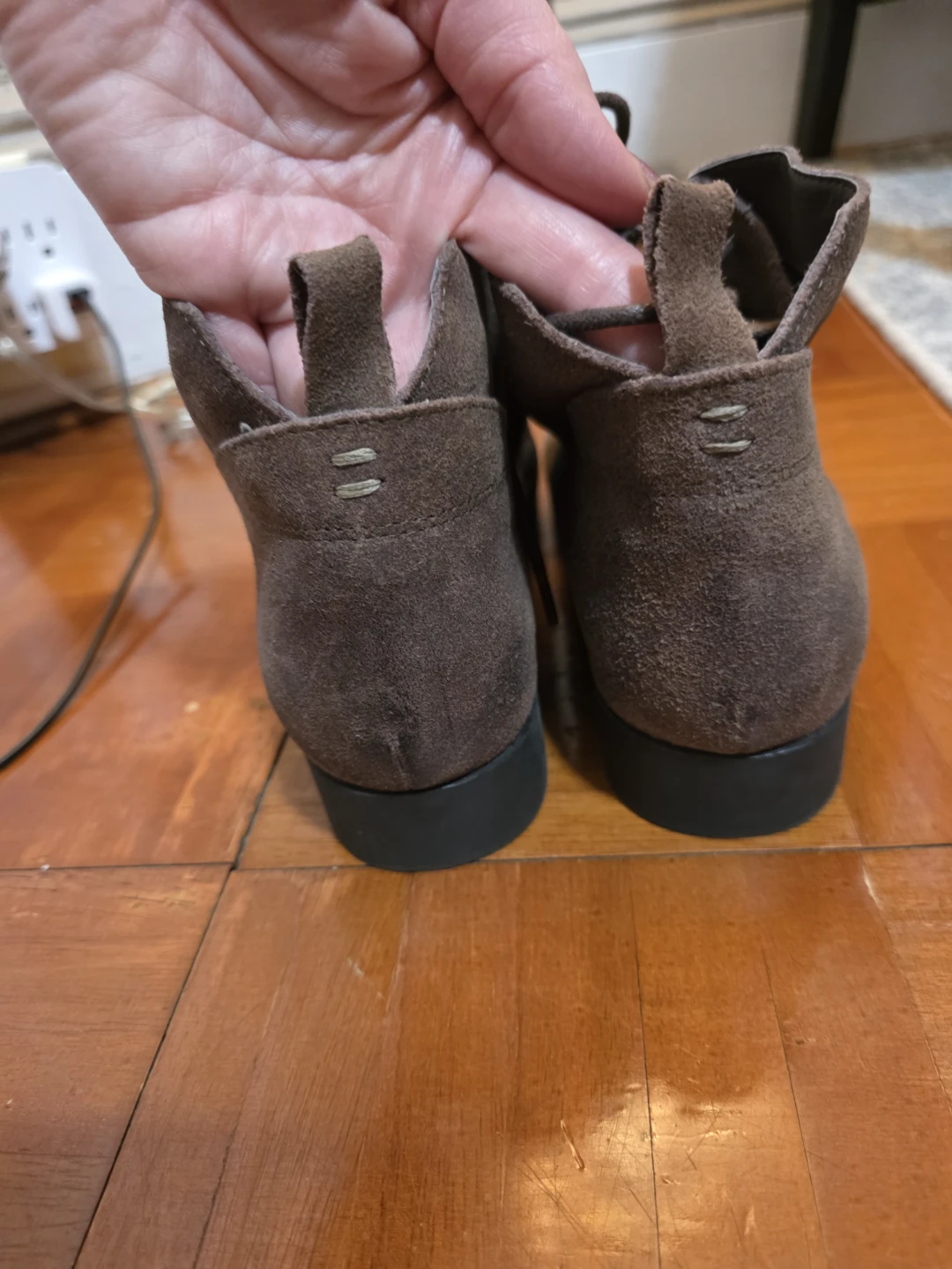 Steve Madden Rool Brown Suede Leather Lace-Up Ankle Boots - photo 5