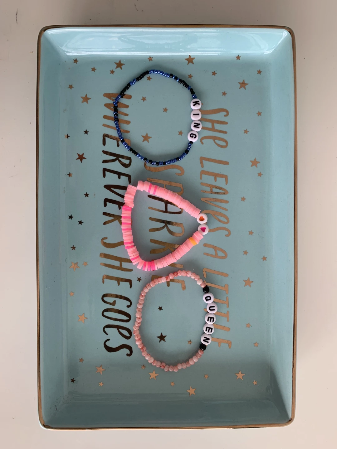 Beaded Bracelets - Mama, Amour, King, Queen - photo 2