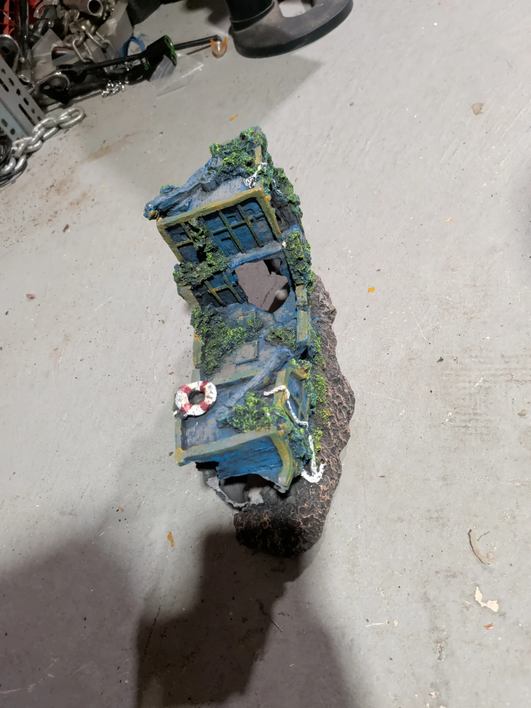 Shipwreck Aquarium Ornament for fish - photo 3