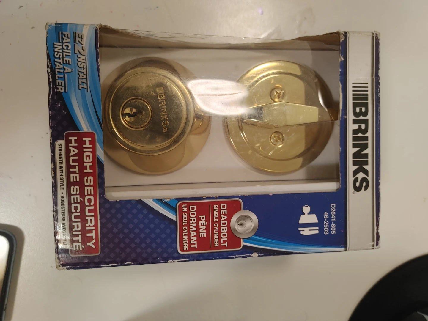 Brinks Single Cylinder Deadbolt