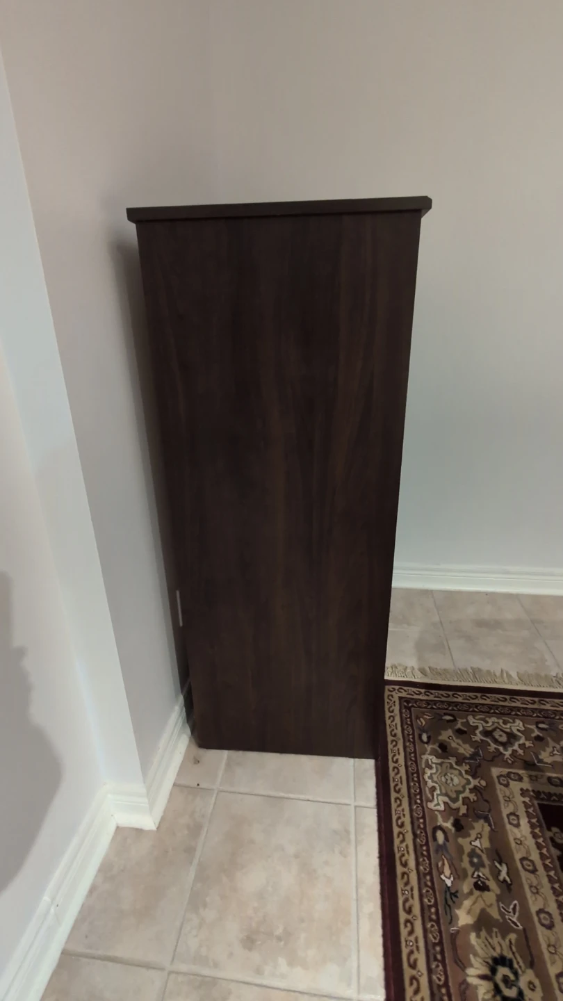 Dark Brown 5-Drawer Dresser - photo 3