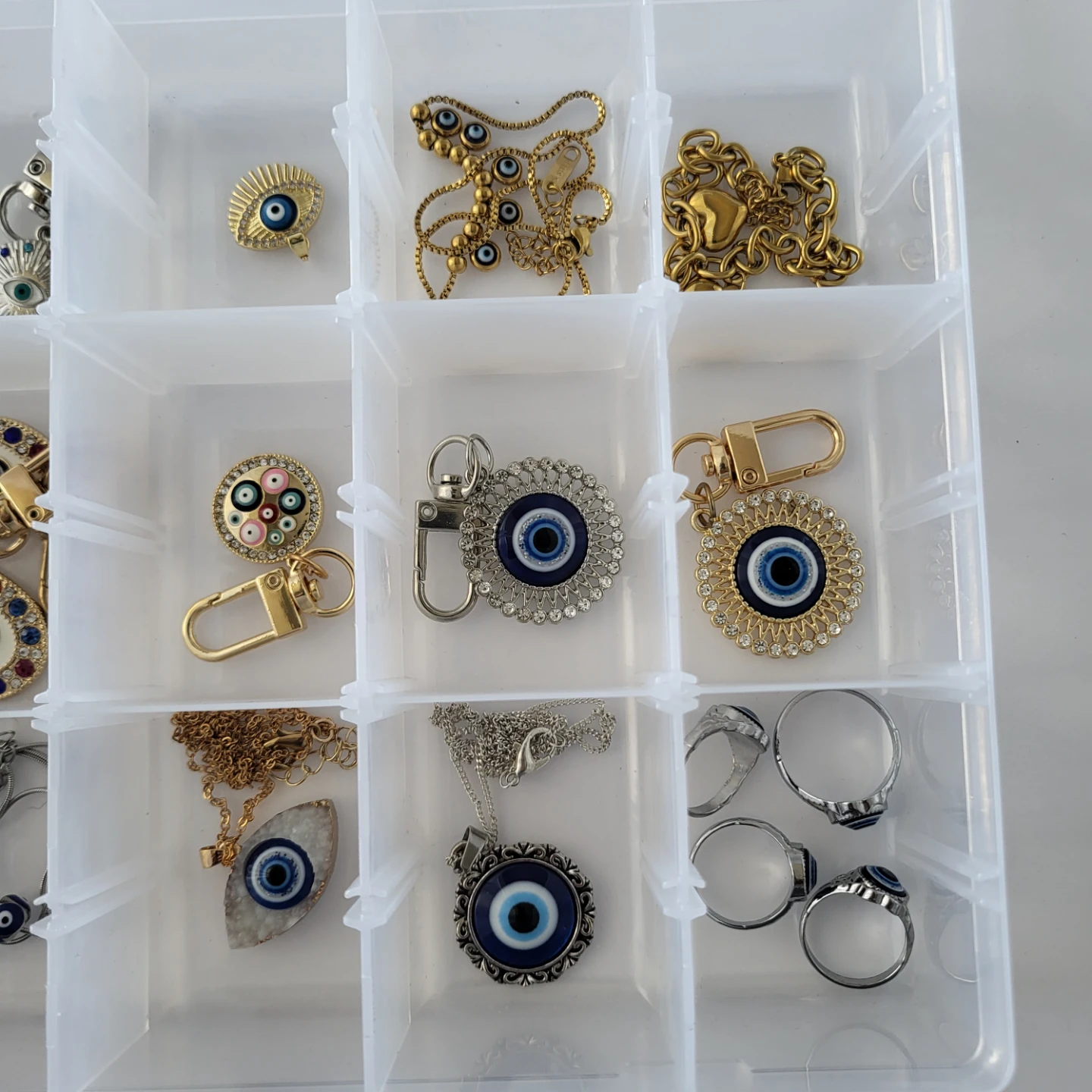 Large Collection of Evil Eye Jewellery and Keychains - photo 4
