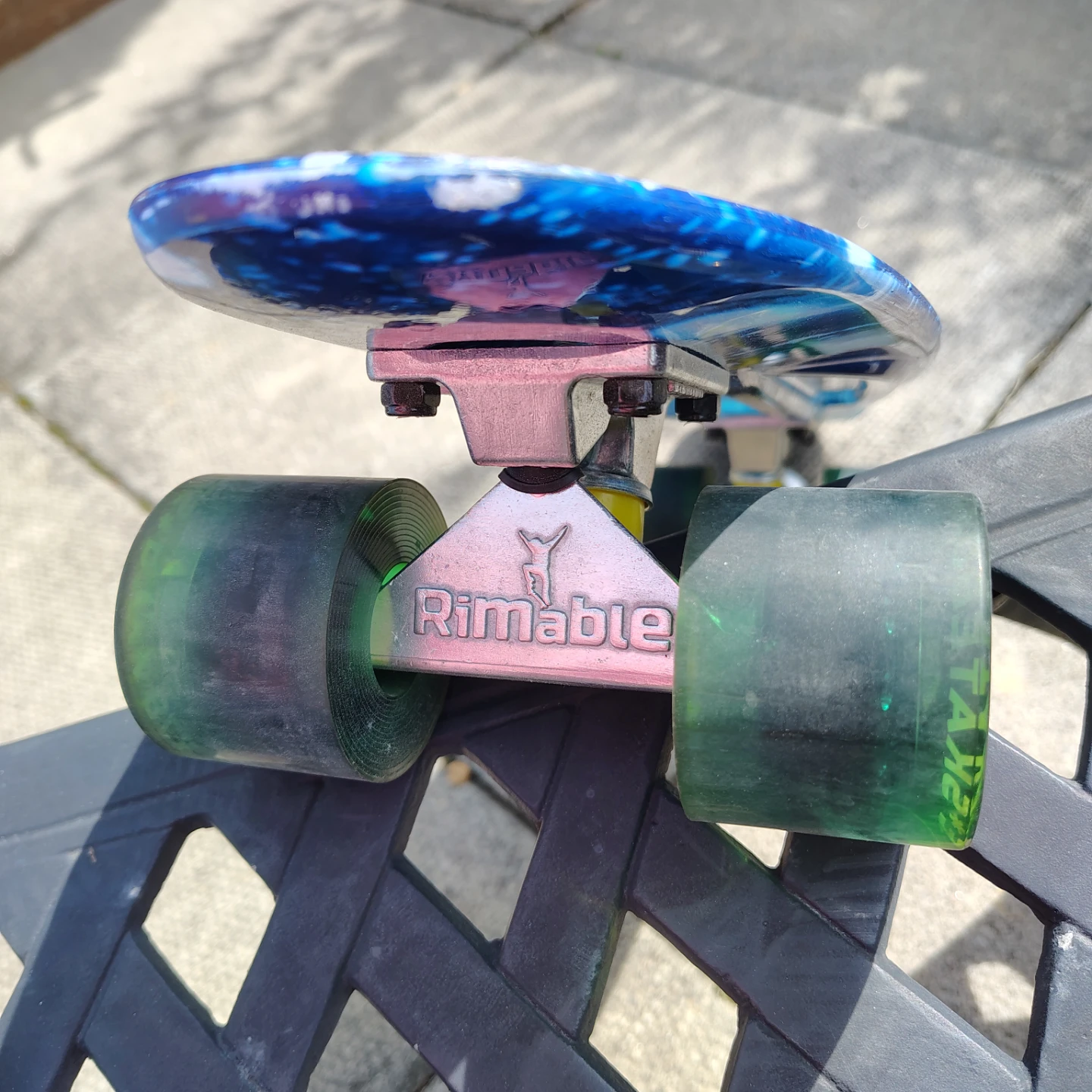 Rimable 22" Skateboard - Galaxy Blue - photo 3