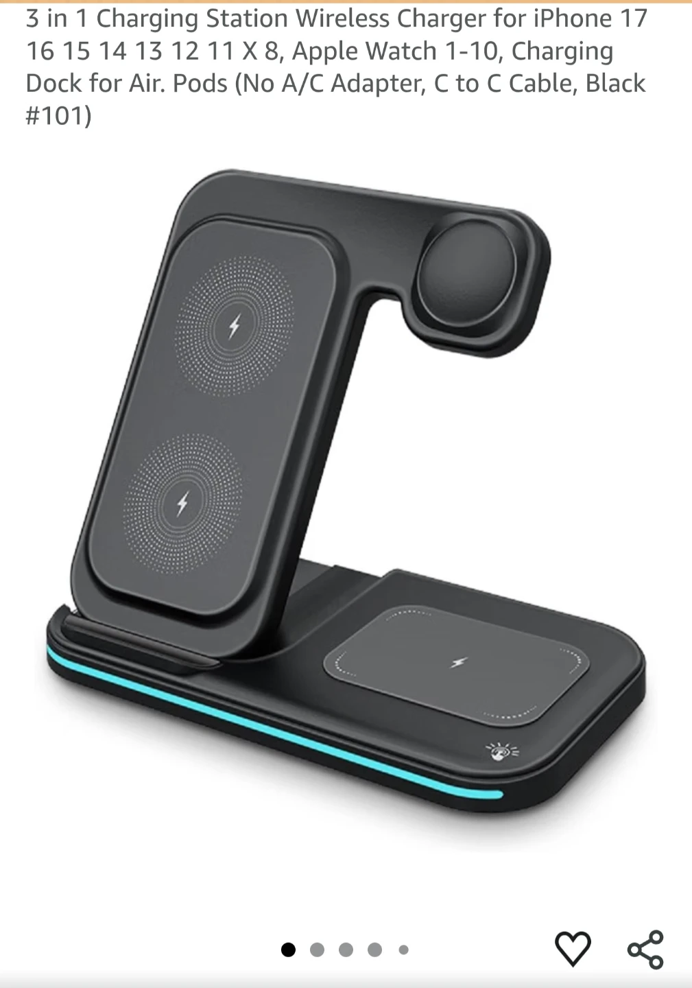 3-in-1 Foldable Wireless Charging Station - photo 3