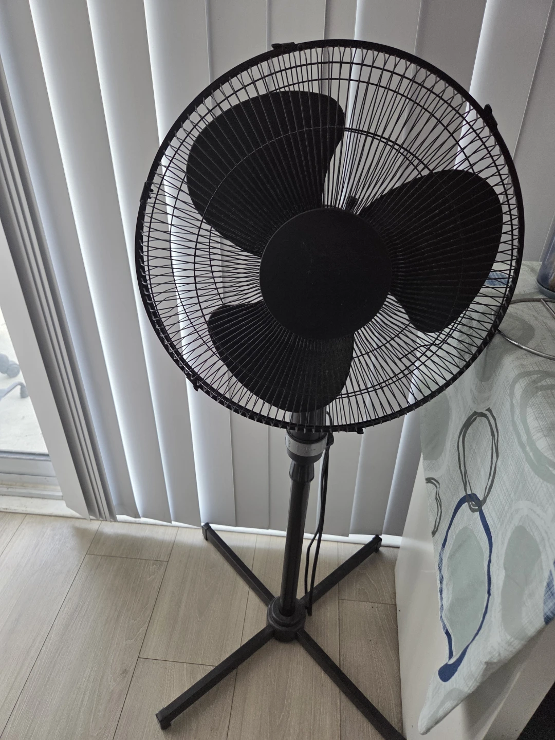 Black Standing Fan