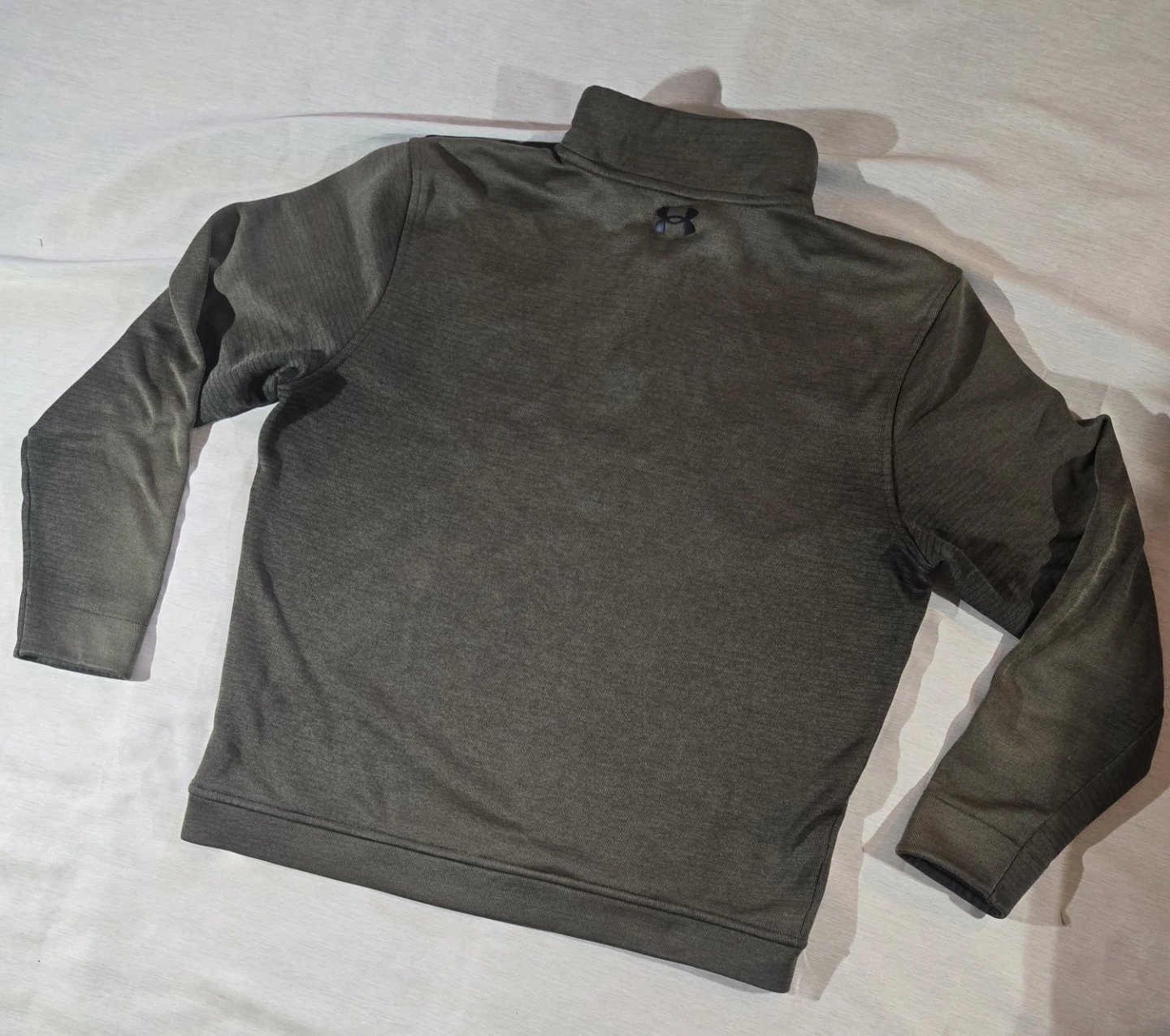Men's Large Under Armour Olive Green 1/4 zip pullover. EUC. - photo 2