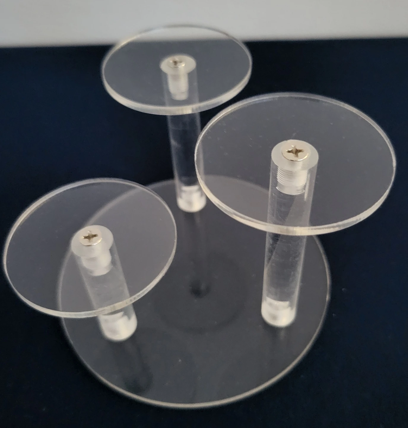 Clear Acrylic Display Stands-Set of 2
