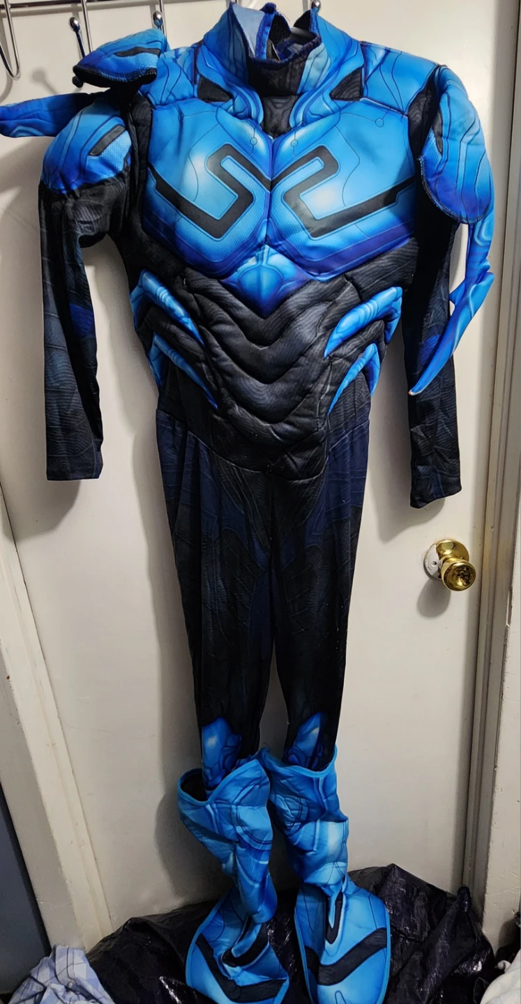 Blue Beetle Costume with Mask size L