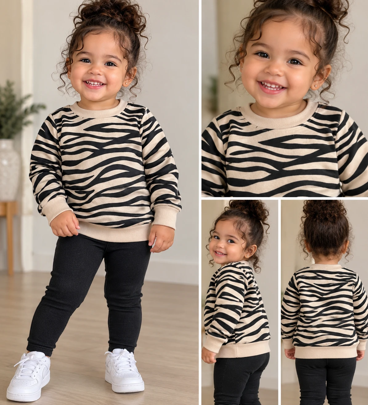 🏈Garanimals zebra print sweatshirt