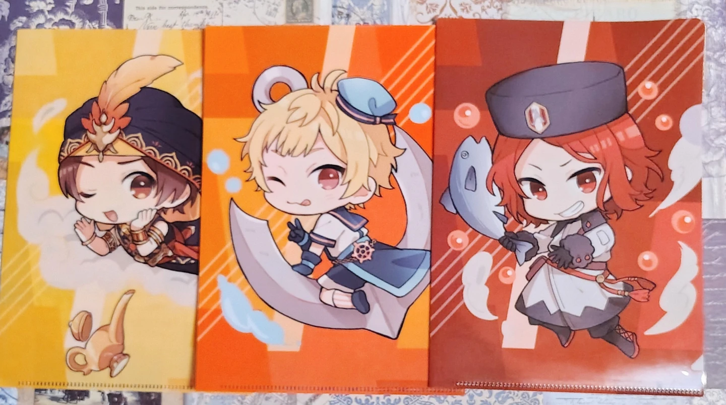 Utaite 3 Small Clear Folders (Shonen T, un:c, Araki)