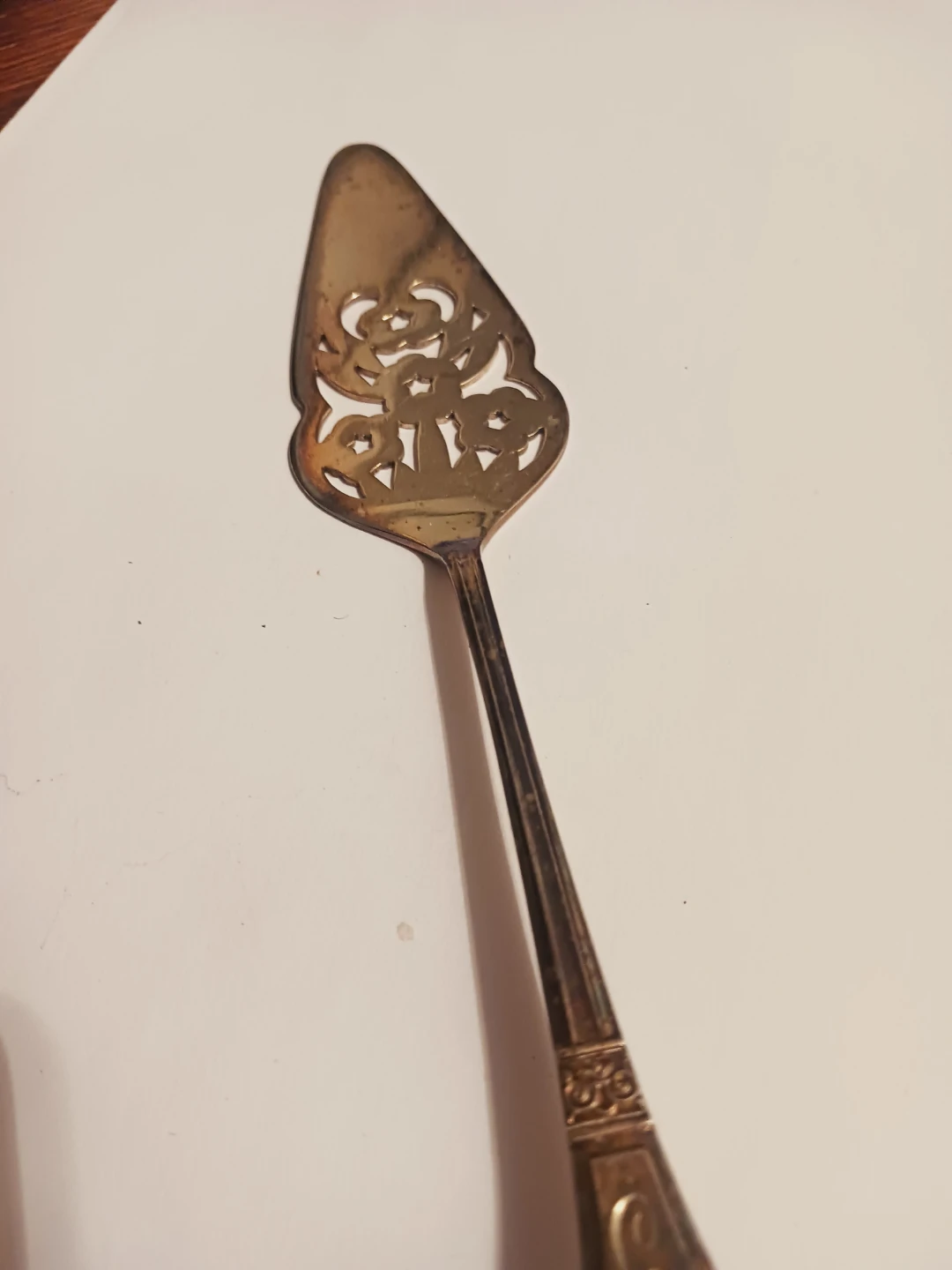 Antique Silver Small Size Cake Server - photo 2