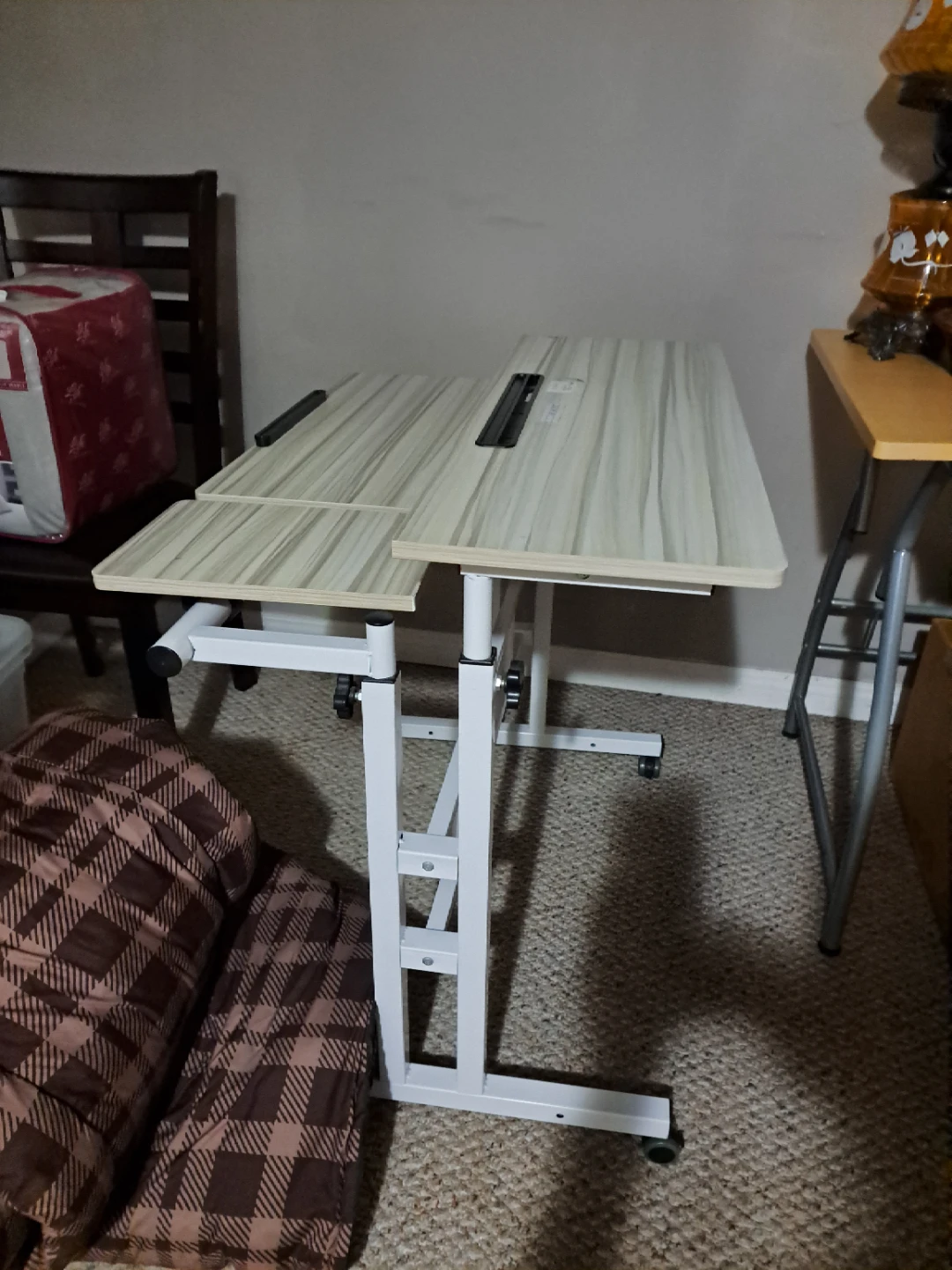Adjustable Height Rolling Desk - photo 3