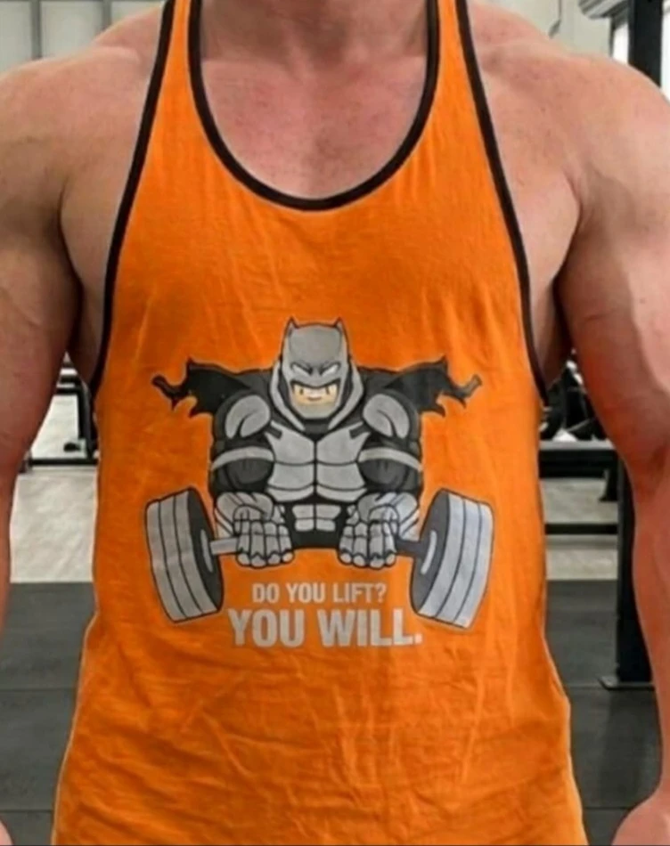 Alish Mass Muscle Gear Batman Tank Top XL