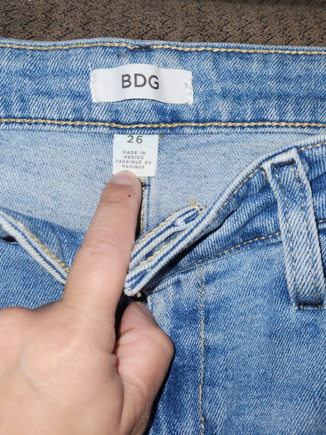 BDG Blue Denim Jeans Size 26