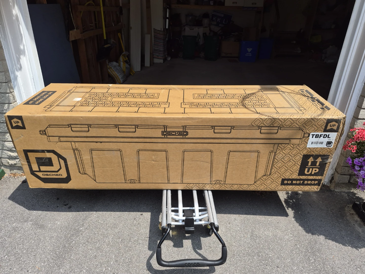 Decked Truck Toolbox w Ladder FITS ALL FULLSIZE PICKUPS
