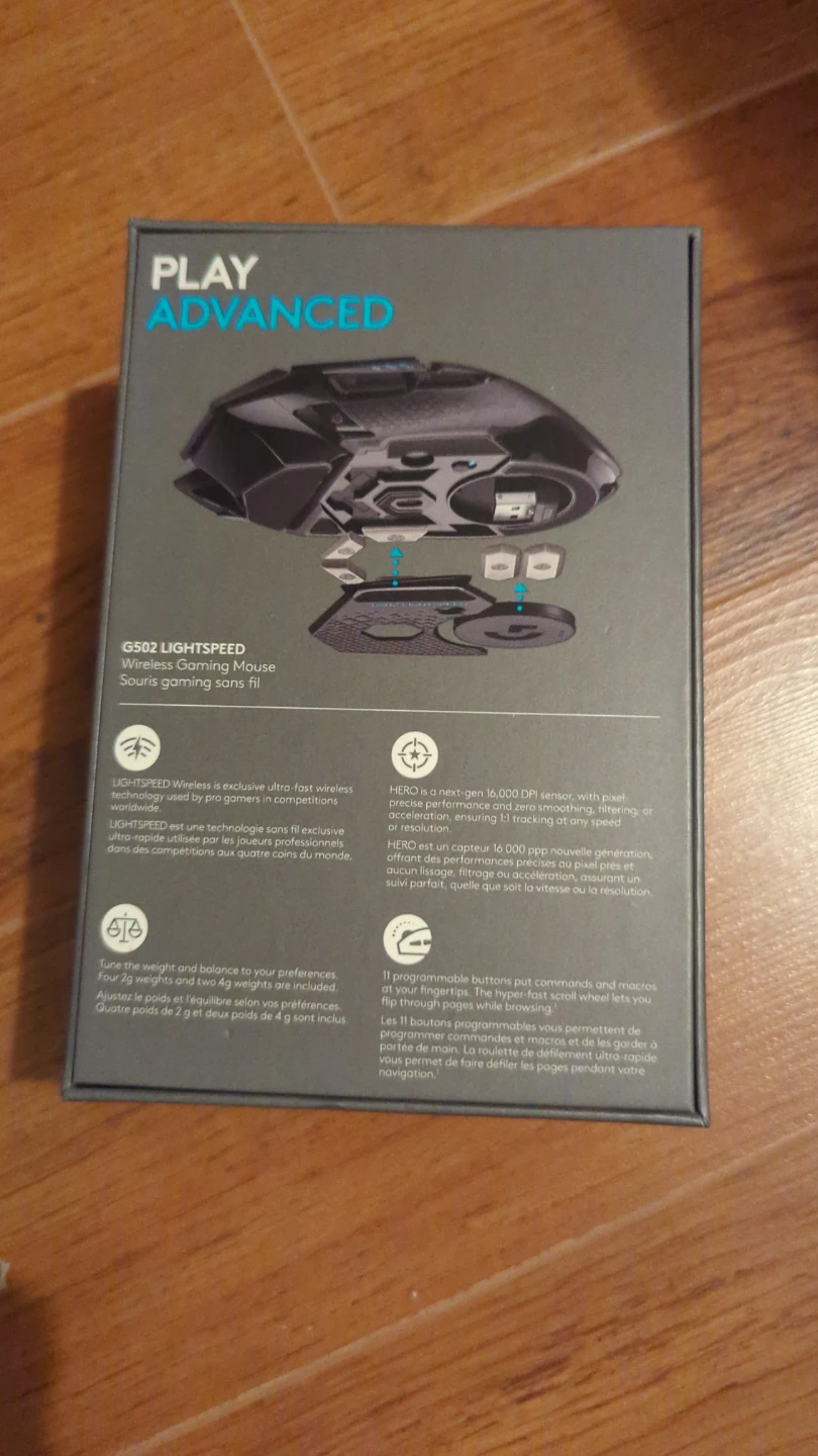 Logitech g502 lightspeed wireless gaming mouse - photo 2