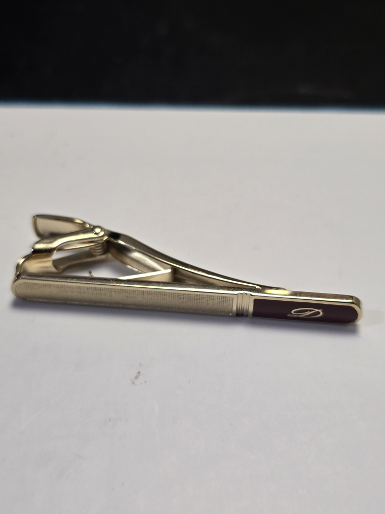 S.T. Dupont Gold-Tone Tie Clip - photo 2