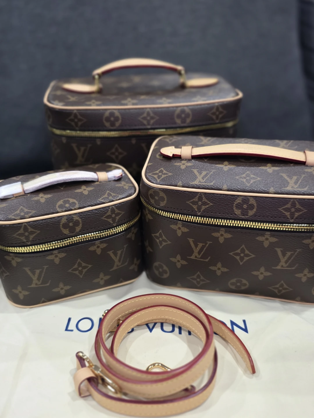 Louis Vuitton Monogram Vanity Case Set
