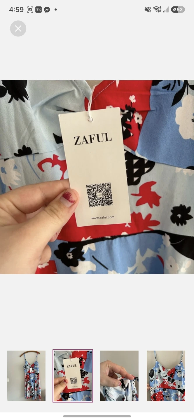 ZAFUL Floral Print Midi Dress - photo 2