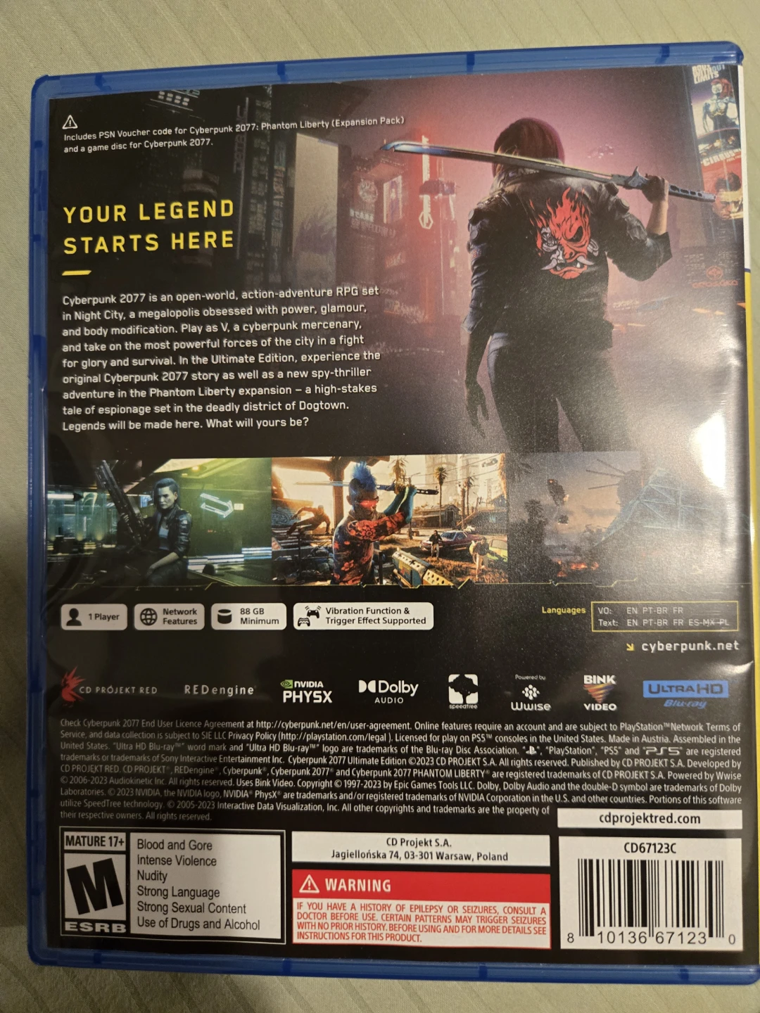 Cyberpunk 2077 Complete Edition (Brand new, played once) - photo 2