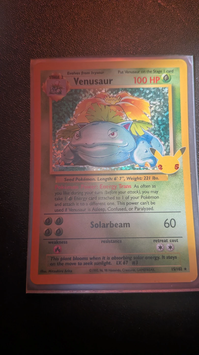 Pokemon Venusaur Card - photo 3